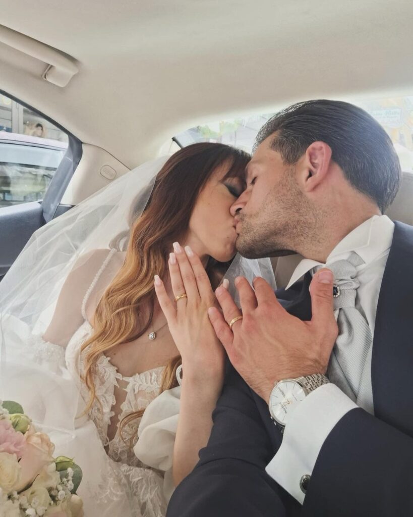 Sposa Atelier Carol nel giorno del suo matrimonio