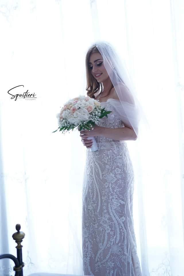 Sposa Atelier Carol nel giorno del suo matrimonio