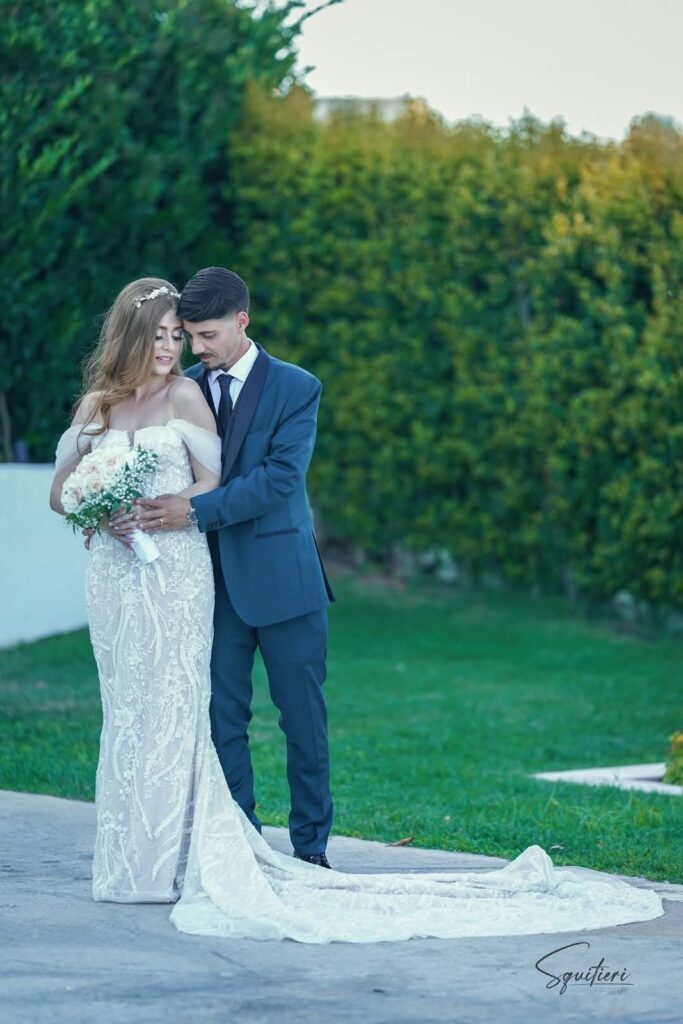 Sposa Atelier Carol nel giorno del suo matrimonio