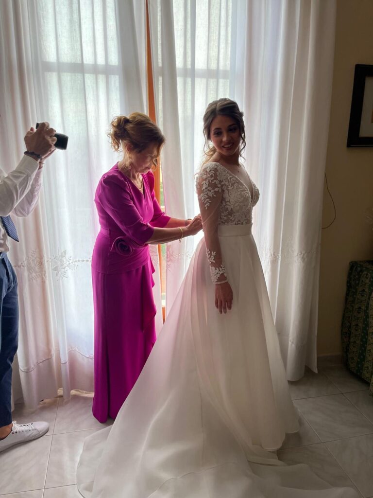 Sposi Atelier Carol nel giorno delle nozze